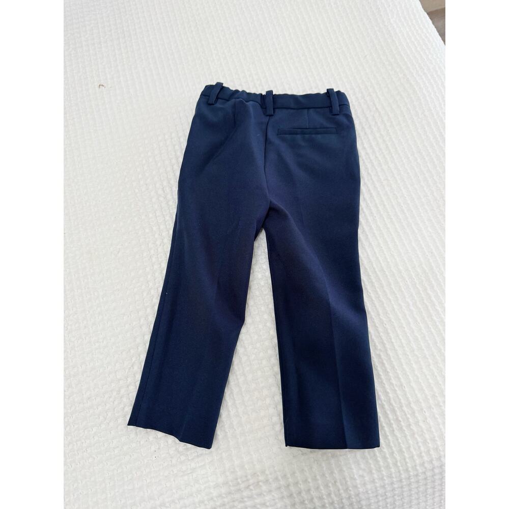 H&M Toddler Boys Navy Suit Set Vest Pants Shirt Bow Tie 2T - Picture 6 of 8